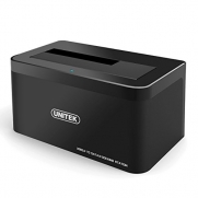 -Support UASP /SATA III - Unitek USB 3.0 Hard Drives Docking Station With Highly Durable ABS Plastic for 2.5 Inch & 3.5 Inch SATA HDD (SATA I / II / III) Support 4TB, Including USB 3.0 Cable and External Power Supply 12V 2A, Tool-free, Black